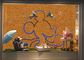ওয়াটারপ্রুফ 3d 54 &amp;quot;প্রস্থ চিক্চিক প্রভাব ওয়ালপেপার দোকান উইন্ডোজ জন্য 50m এক রোল সরবরাহকারী