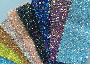 চীন Hairbows জন্য ফ্যাশন চকচকে Glitter ফ্যাব্রিক 3 ডি গ্লিট্রি ফ্যাব্রিক 54/55 &quot;প্রস্থ কারখানা